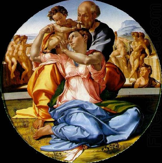 Michelangelo Buonarroti The Holy Family with the infant St. John the Baptist china oil painting image